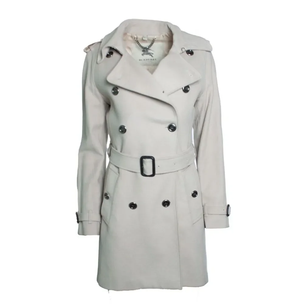 Burberry, Beige trenchcoat in wool - Picture 1 of 9